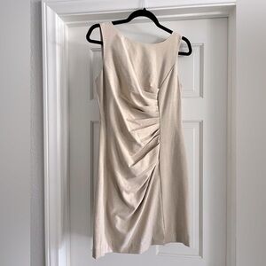 Calvin Klein khaki neutral pencil dress women’s Size 8